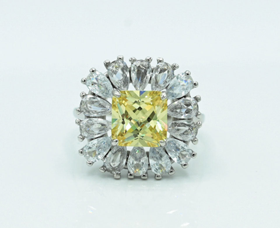 Zircon & Topaz Luxury Ring
