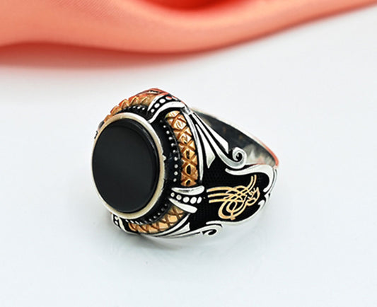 Turquoise (Feroza) Turkish Gents Ring