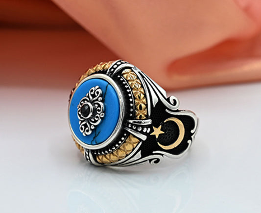 Aventurine Turkish Gents Ring