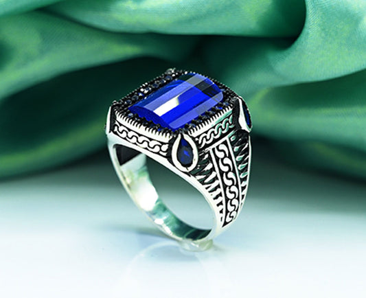 Chalcedony Turkish Gents Ring