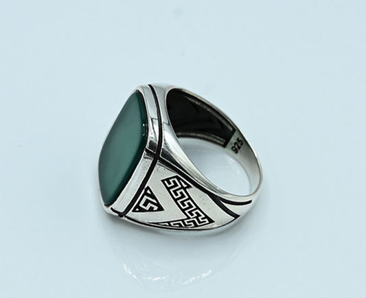 Emerald Turkish Gents Ring