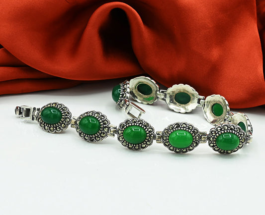 Emerald Turkish style Ladies Bracelet
