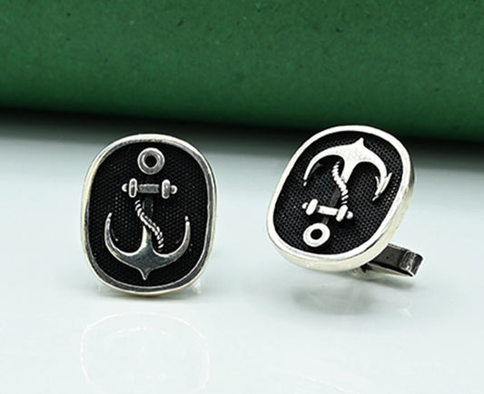 Ace of Cards Silver Cufflinks