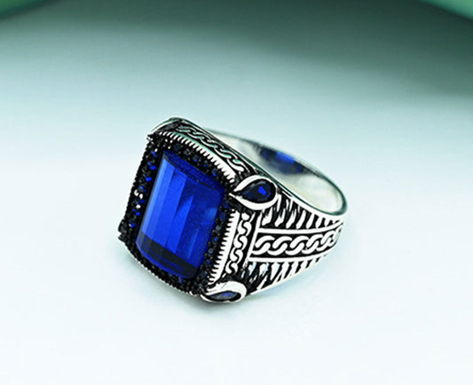 Chalcedony Turkish Gents Ring