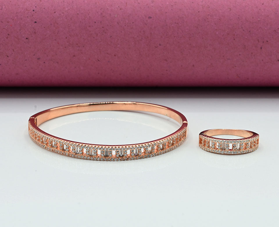 Rose Gold Sterling Bracelet