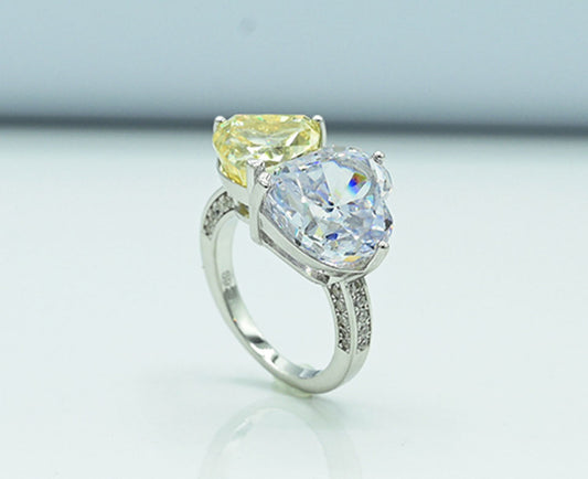 Couple Silver Ladies' Ring