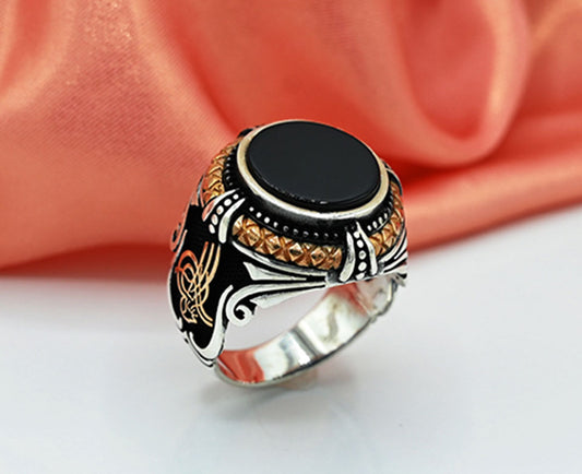 Turquoise (Feroza) Turkish Gents Ring