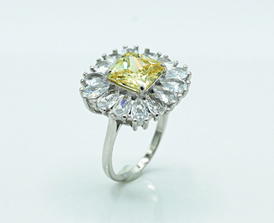 Zircon & Topaz Luxury Ring