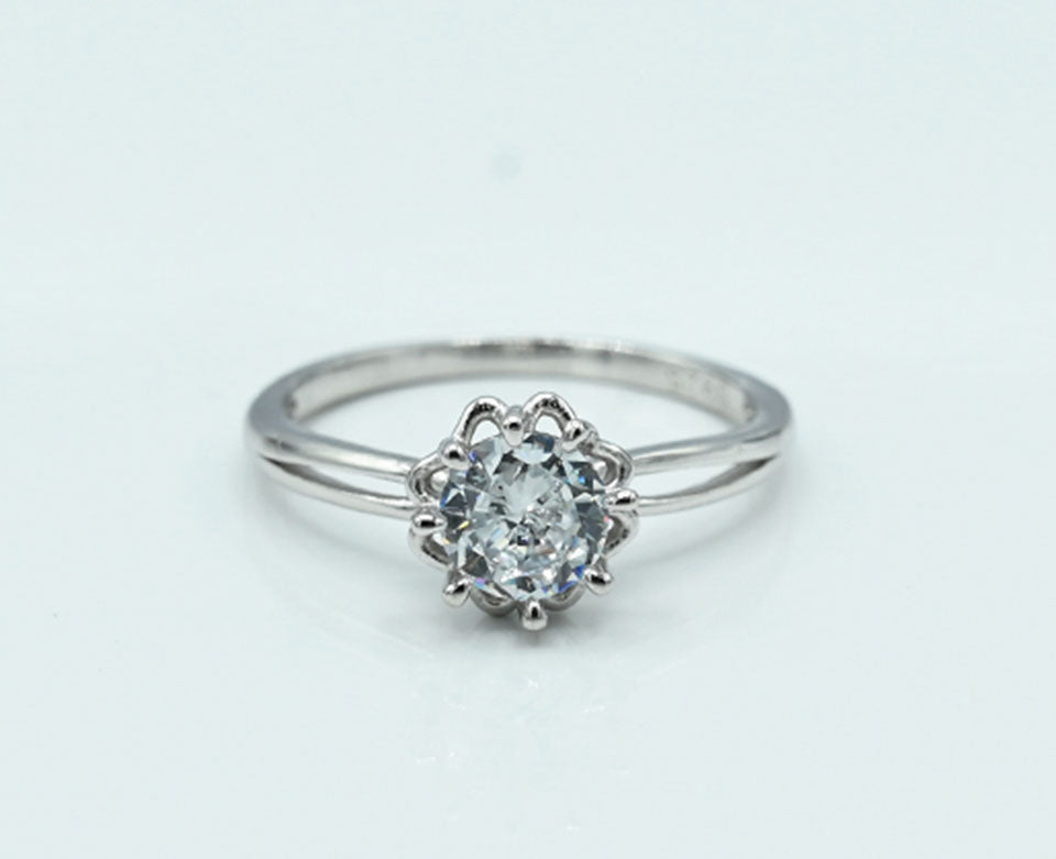 Enlightened Moissanite Ring