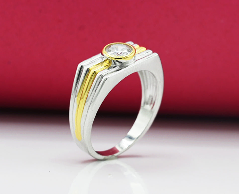 Gents Zirconia Ring