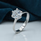 Ladies Ring Silver 925 Studded with fine quality Zirconia stone Rhodium plated