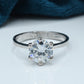 Ladies Ring Silver 925 Studded with fine quality Zirconia stone Rhodium plated