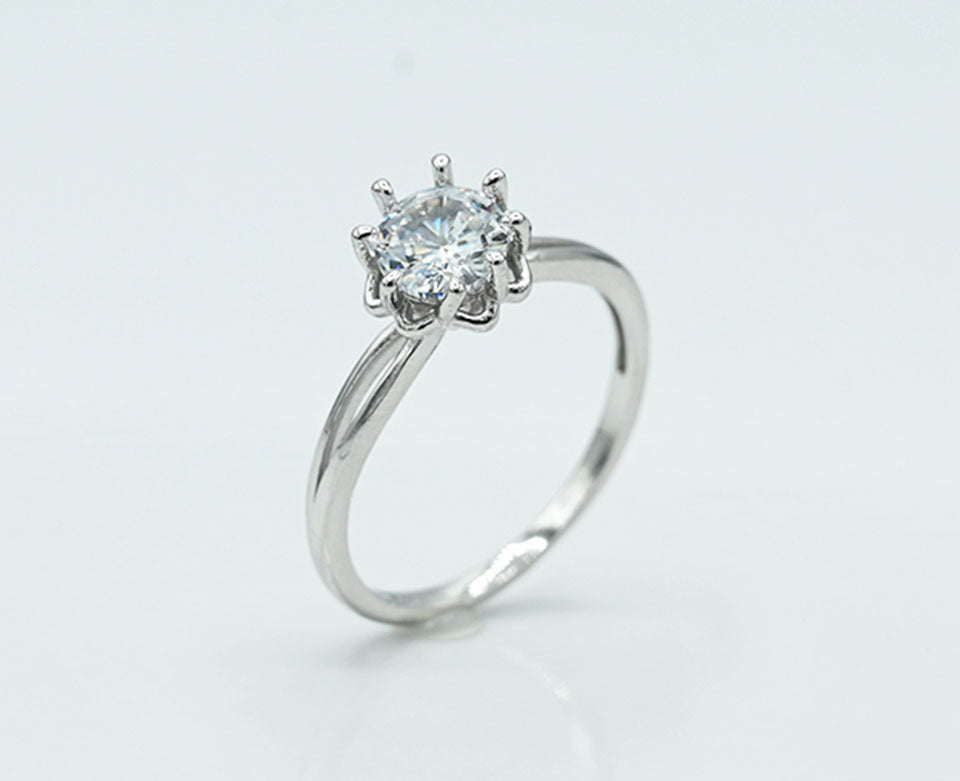 Enlightened Moissanite Ring