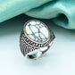 Black Oval Turkish Gents Ring
