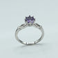 The wisdom stone of sapphire ring Silver 925