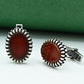 Carnelian Antique Oval Cufflinks