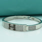 Classic Rhodium Ladies Bracelet