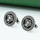 Versace Design Rhodium Cufflinks