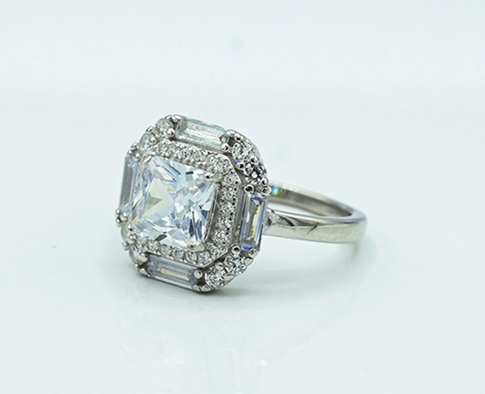 Tourmaline & Zircon Ladies Ring