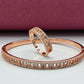 Rose Gold Sterling Bracelet