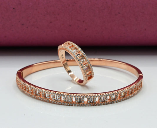Rose Gold Sterling Bracelet