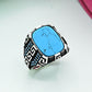 Turquoise Turkish style Gents Ring