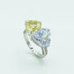 Couple Silver Ladies' Ring