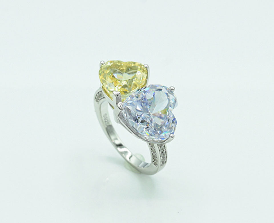 Couple Silver Ladies' Ring