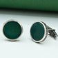 Oval Aventurine Antique Cufflinks