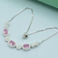 925 Silver Rhodium-Plated Garnet Stone Bracelet
