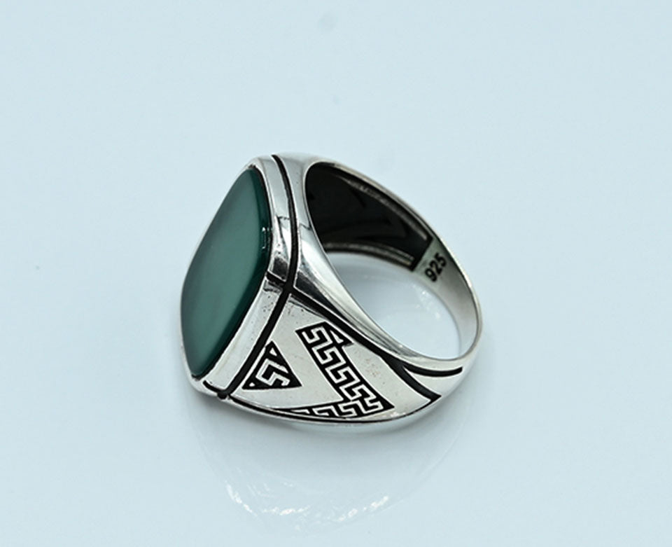 Emerald Turkish Gents Ring