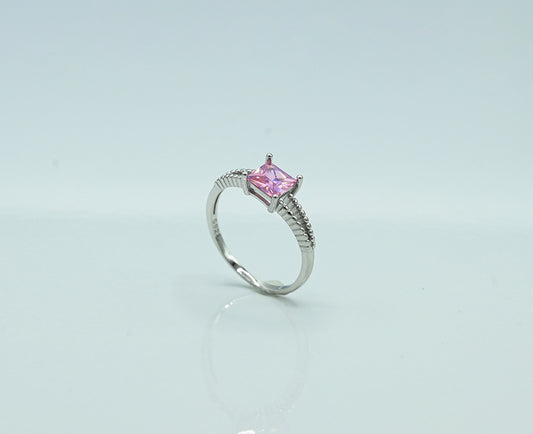 Amethyst & Zircon Ring