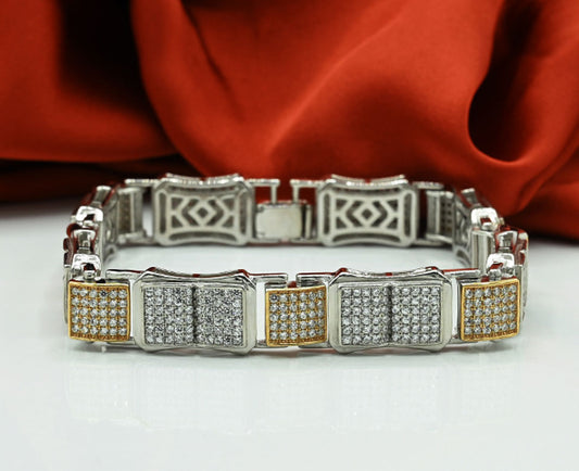 Two-Colored Gents Bracelet