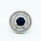 Ladies ring  Silver 925 ring Rhodium plated