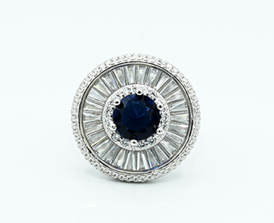 Ladies ring  Silver 925 ring Rhodium plated