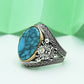 Turquoise (Feroza) Turkish Gents Ring