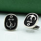 Ace of Cards Silver Cufflinks