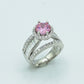 Garnet & Zircon Accent Ring