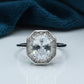 Ladies Ring Silver 925 Studded with fine quality Zirconia stone Rhodium plated