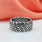 Silver & Black Turkish Gents Band (Premium)