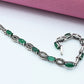 Turkish 925 Silver Multi-Colored Stone Bracelet