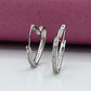 Heart-Shaped Zirconia Earrings
