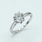 Enlightened Moissanite Ring