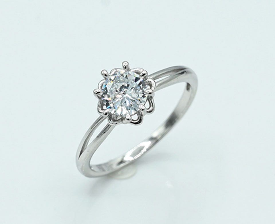 Enlightened Moissanite Ring