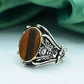 Oval Stone Turkish Gents Ring