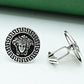 Versace Design Rhodium Cufflinks