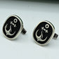 Ace of Cards Silver Cufflinks