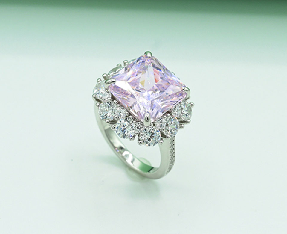 Garnet & Zircon Ladies Ring