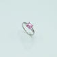 Amethyst & Zircon Ring