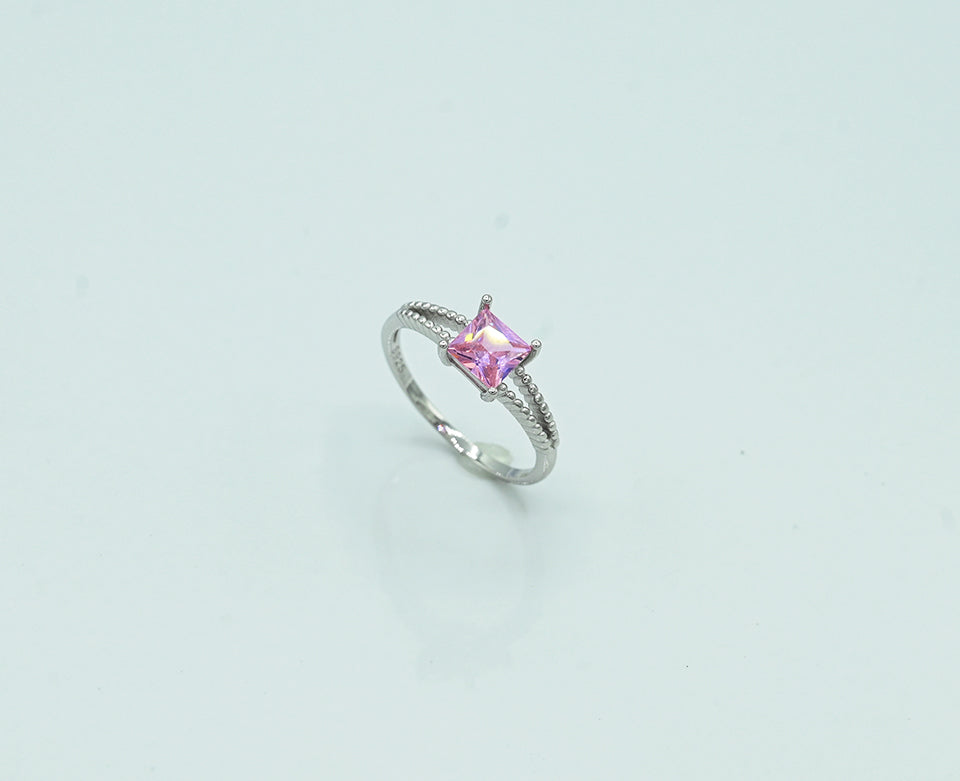 Amethyst & Zircon Ring